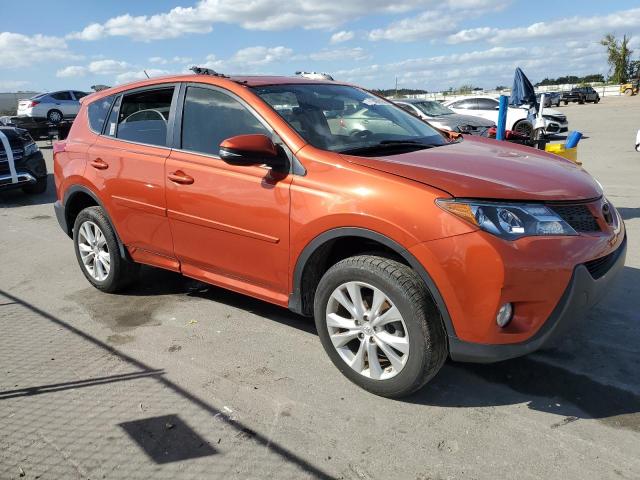 JTMYFREV7FD061194 - 2015 TOYOTA RAV4 LIMITED ORANGE photo 4