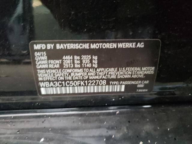 WBA3C1C50FK122708 - 2015 BMW 228I I SULEV BLACK photo 12