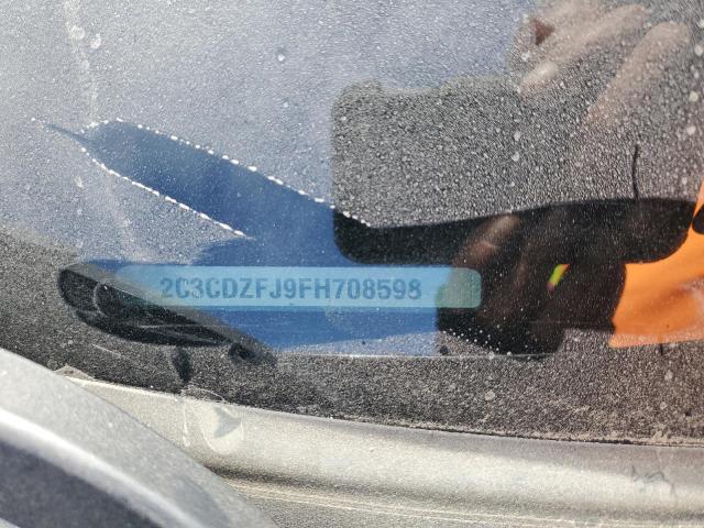 2C3CDZFJ9FH708598 - 2015 DODGE CHALLENGER R/T SCAT PACK BLACK photo 12