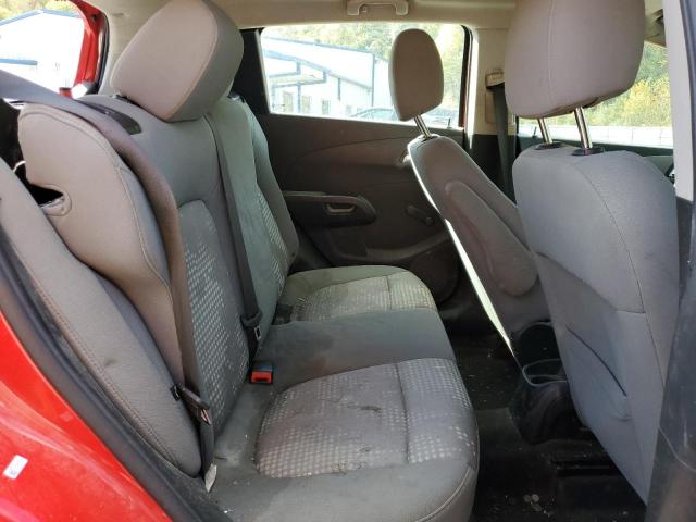 1G1JB6SH9E4234179 - 2014 CHEVROLET SONIC LS წითელი ფოტო 10