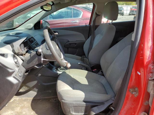 1G1JB6SH9E4234179 - 2014 CHEVROLET SONIC LS წითელი ფოტო 7