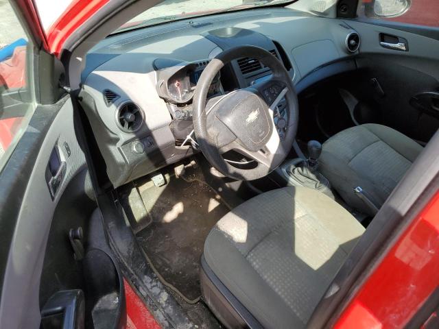 1G1JB6SH9E4234179 - 2014 CHEVROLET SONIC LS წითელი ფოტო 8