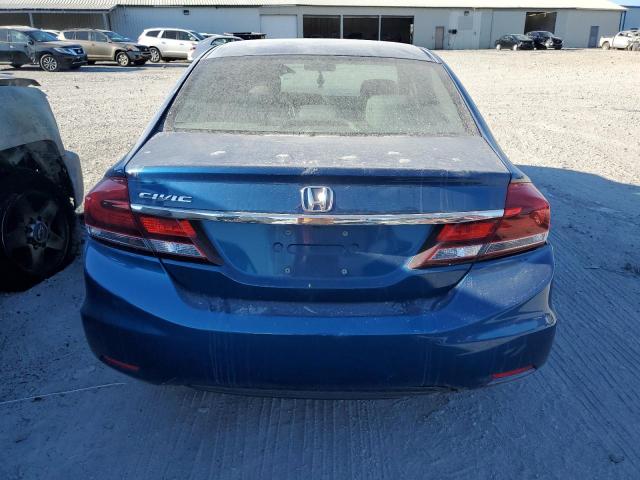 2HGFB2F5XFH519047 - 2015 HONDA CIVIC LX BLUE photo 6