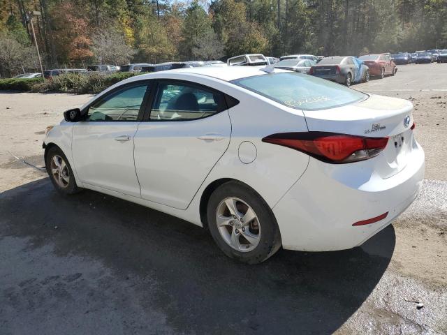 5NPDH4AE1FH552890 - 2015 HYUNDAI ELANTRA SE WHITE photo 2