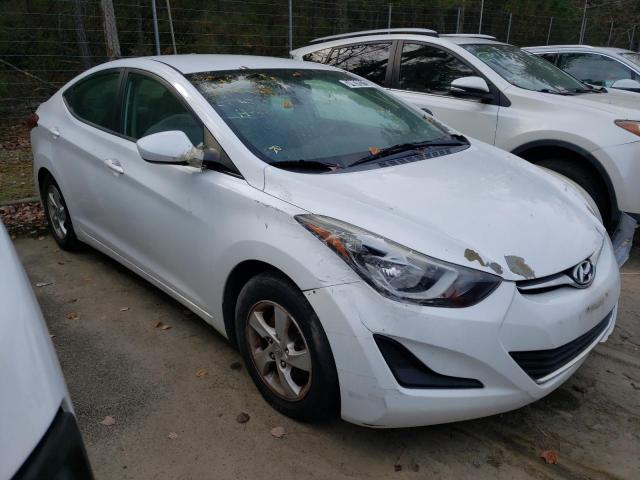 5NPDH4AE1FH552890 - 2015 HYUNDAI ELANTRA SE WHITE photo 4