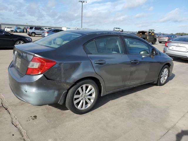 2HGFB2F80CH541869 - 2012 HONDA CIVIC EX GRAY photo 3