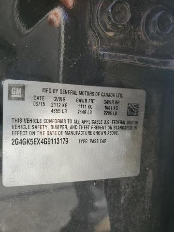 2G4GK5EX4G9113179 - 2016 BUICK REGAL 灰色 照片 12