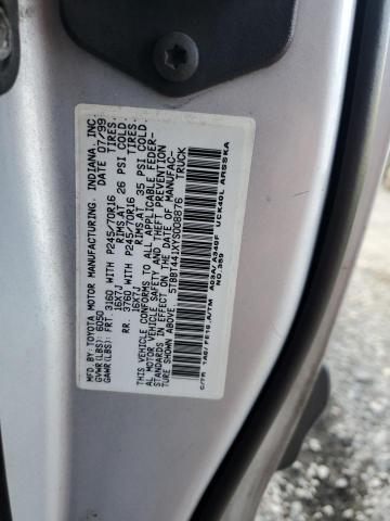 5TBBT441XYS008876 - 2000 TOYOTA TUNDRA ACCESS CAB ლურჯი ფოტო 12