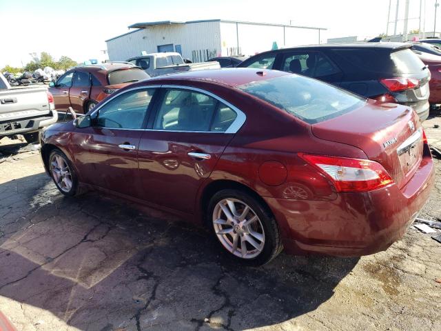 1N4AA5AP0AC861730 - 2010 NISSAN MAXIMA S BURGUNDY photo 2