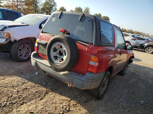 2CNBE18C7X6907467 - 1999 CHEVROLET TRACKER RED photo 3