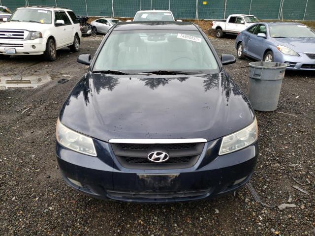 5NPEU46F86H149667 - 2006 HYUNDAI SONATA GLS BLUE photo 5