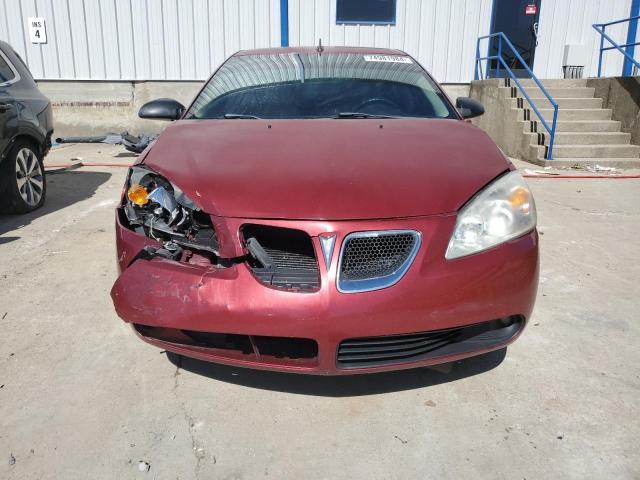 1G2ZG57N184239194 - 2008 PONTIAC G6 BASE RED photo 5