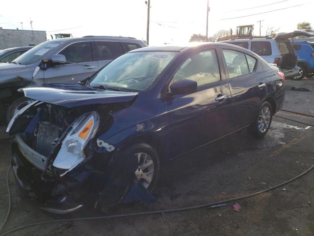 3N1CN7AP3JL845953 - 2018 NISSAN VERSA S BLUE photo 1