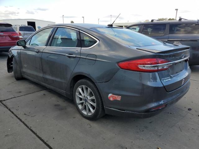 3FA6P0SU2HR276784 - 2017 FORD FUSION TITANIUM PHEV GRAY photo 2