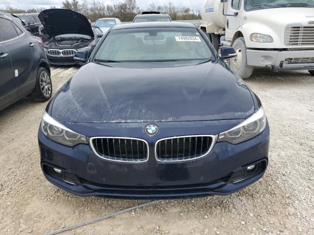 WBA4W3C5XJAC97217 - 2018 BMW 430I BLUE photo 5