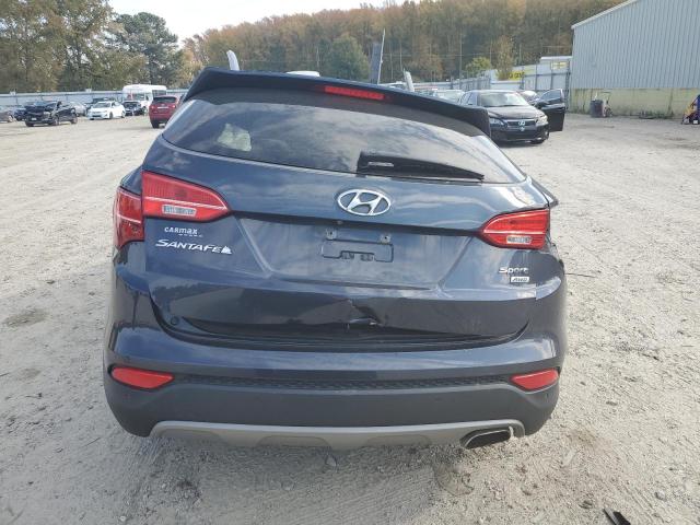 5XYZUDLBXEG218982 - 2014 HYUNDAI SANTA FE S BLUE photo 6