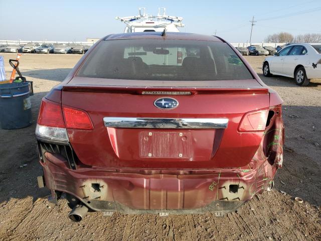 4S3BMDJ60B2214159 - 2011 SUBARU LEGACY 3.6R LIMITED MAROON photo 6