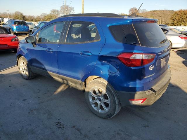 MAJ3S2GE0LC333828 - 2020 FORD ECOSPORT SE BLUE photo 2