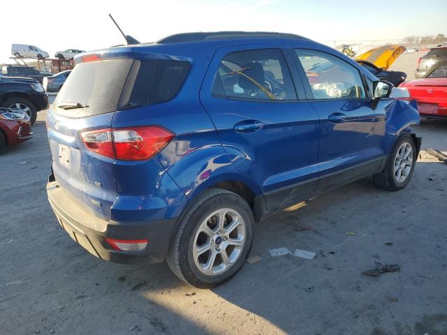 MAJ3S2GE0LC333828 - 2020 FORD ECOSPORT SE BLUE photo 3