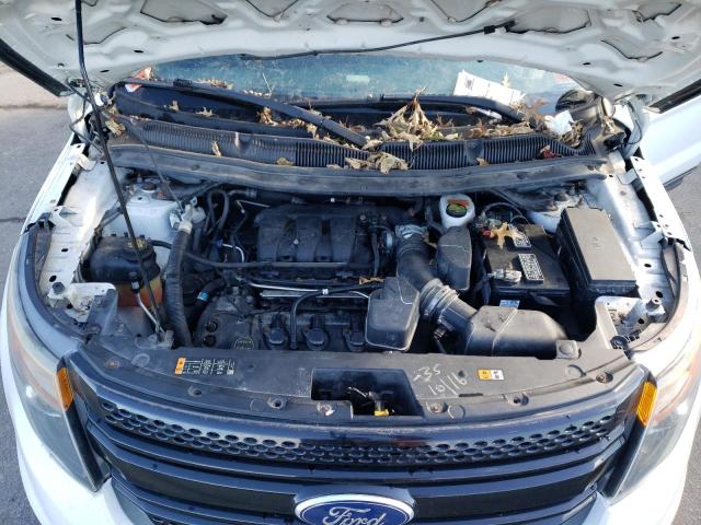 1FM5K8AR3DGB48728 - 2013 FORD EXPLORER POLICE INTERCEPTOR Սպիտակ լուսանկար 12