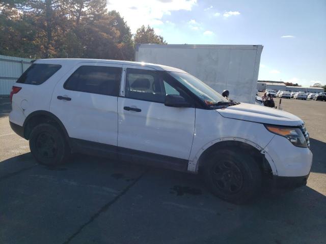 1FM5K8AR3DGB48728 - 2013 FORD EXPLORER POLICE INTERCEPTOR Սպիտակ լուսանկար 4