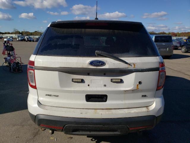 1FM5K8AR3DGB48728 - 2013 FORD EXPLORER POLICE INTERCEPTOR Սպիտակ լուսանկար 6