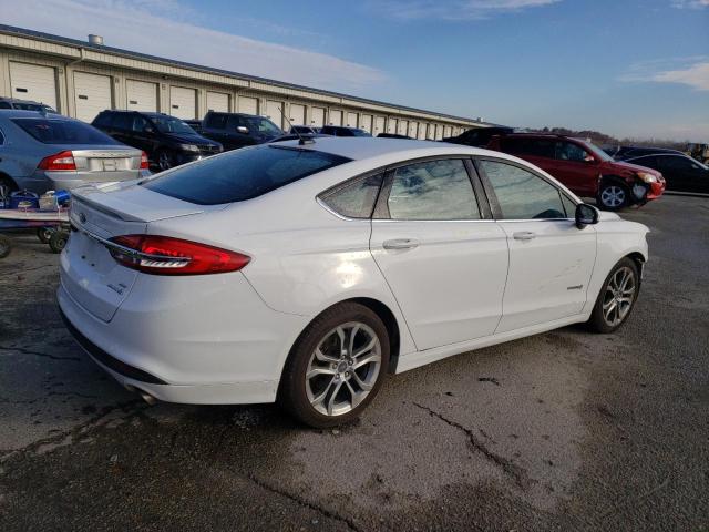 3FA6P0LU5HR222667 - 2017 FORD FUSION SE HYBRID WHITE photo 3