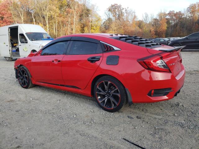 2HGFC2F87MH513730 - 2021 HONDA CIVIC SPORT RED photo 2