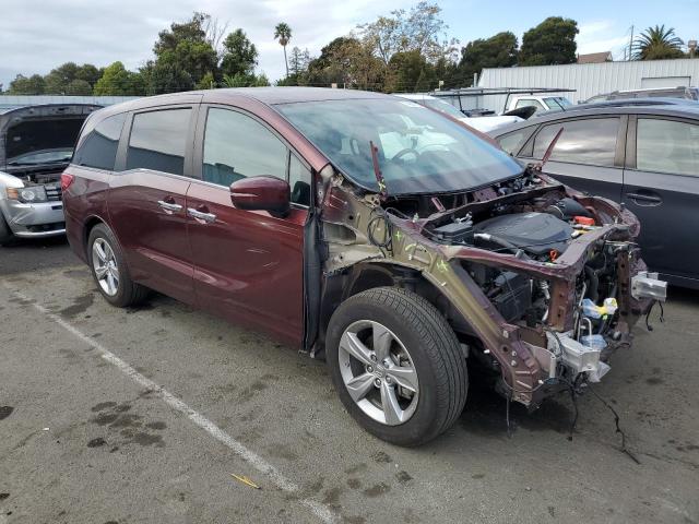 5FNRL6H73JB026646 - 2018 HONDA ODYSSEY EXL BURGUNDY photo 4