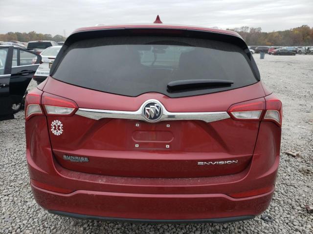 LRBFXCSA6KD018087 - 2019 BUICK ENVISION ESSENCE Կարմիր լուսանկար 6