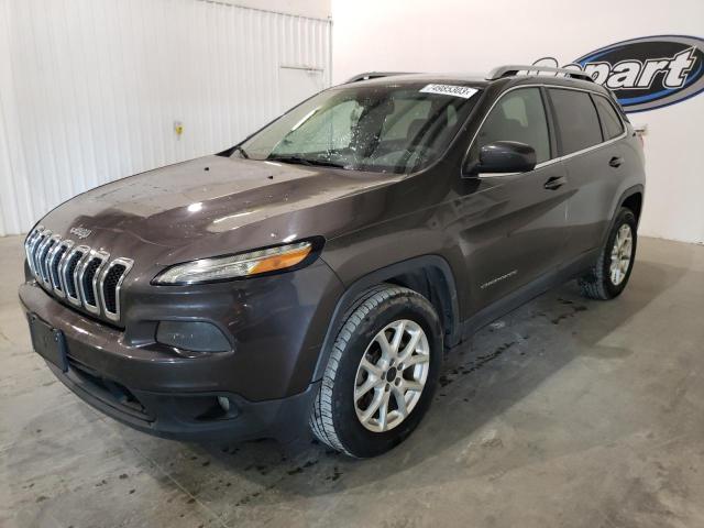 1C4PJMCB5EW258308 - 2014 JEEP CHEROKEE LATITUDE GRAY photo 1