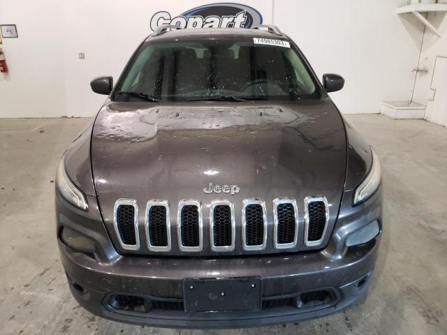 1C4PJMCB5EW258308 - 2014 JEEP CHEROKEE LATITUDE GRAY photo 5