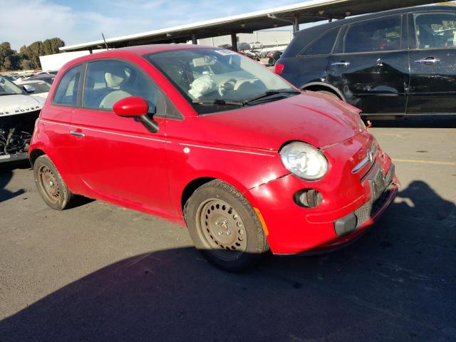 3C3CFFAR2CT382068 - 2012 FIAT 500 POP RED photo 4