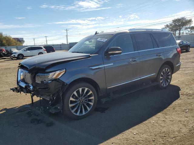 5LMJJ2KT1MEL13855 - 2021 LINCOLN NAVIGATOR RESERVE GRAY photo 1