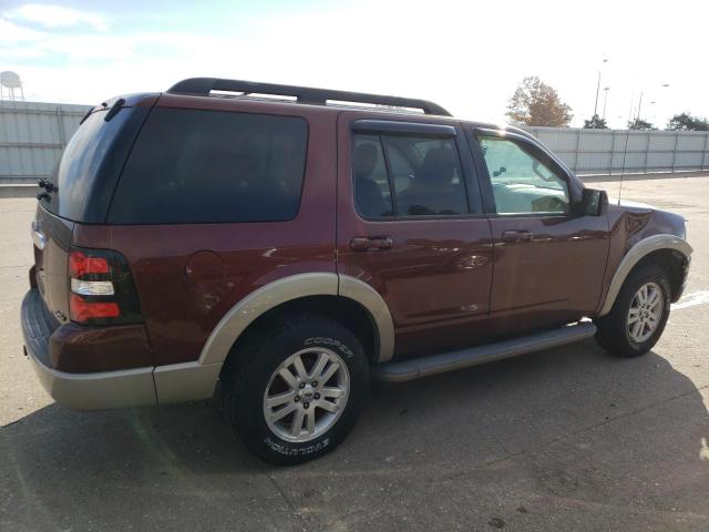 1FMEU7EE0AUA67257 - 2010 FORD EXPLORER EDDIE BAUER ORANGE photo 3