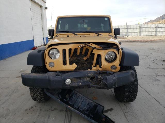 1C4BJWFG7EL174215 - 2014 JEEP WRANGLER RUBICON GOLD photo 5