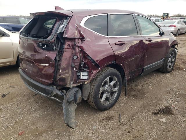 5J6RW2H85HL065586 - 2017 HONDA CR-V EXL MAROON photo 3