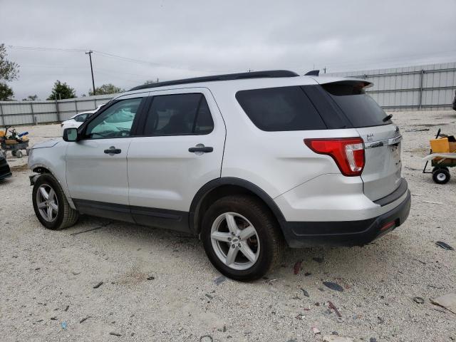 1FM5K7B84JGA67085 - 2018 FORD EXPLORER SILVER photo 2