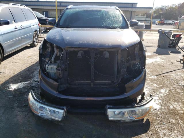 5TDKKRFHXES011810 - 2014 TOYOTA HIGHLANDER XLE GRAY photo 5