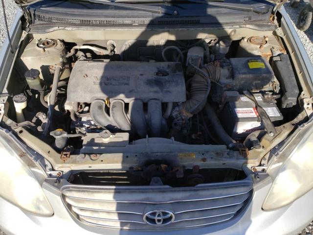 2T1BR32E73C754922 - 2003 TOYOTA COROLLA CE GRAY photo 11