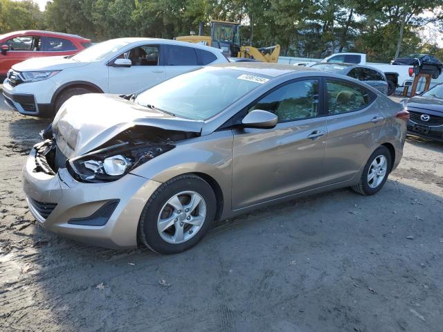 5NPDH4AE0EH455386 - 2014 HYUNDAI ELANTRA SE CREAM photo 1