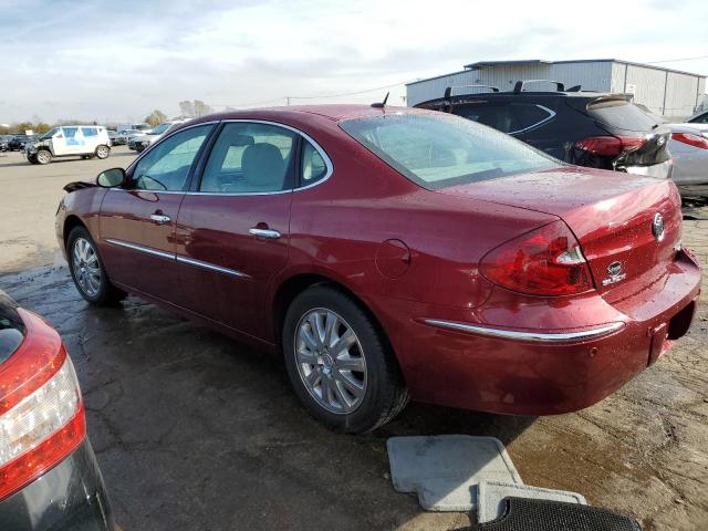 2G4WD582671209836 - 2007 BUICK LACROSSE CXL BURGUNDY photo 2