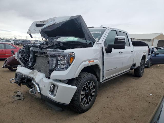 1GT49WE75PF206017 - 2023 GMC SIERRA K3500 DENALI WHITE photo 1