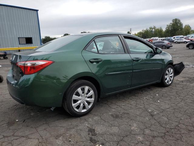 2T1BURHE2FC285977 - 2015 TOYOTA COROLLA L GREEN photo 3