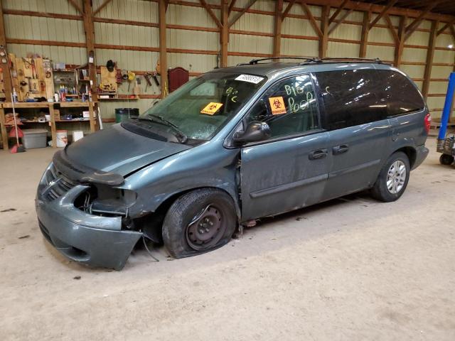 1D4GP25RX6B526570 - 2006 DODGE CARAVAN SE BLACK photo 1