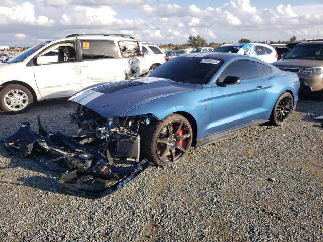 1FA6P8SJ0M5502760 - 2021 FORD MUSTANG SHELBY GT500 BLUE photo 1