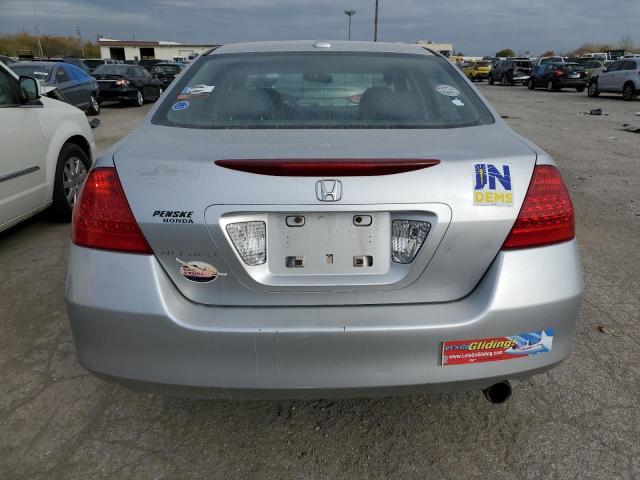 1HGCM56856A068827 - 2006 HONDA ACCORD EX SILVER photo 6