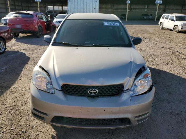 2T1KR32EX3C057597 - 2003 TOYOTA COROLLA MA XR BEIGE photo 5