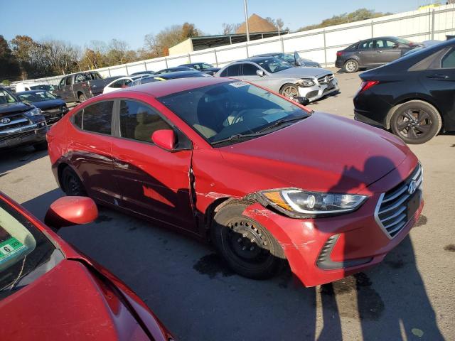 KMHD74LF7HU399154 - 2017 HYUNDAI ELANTRA SE RED photo 4