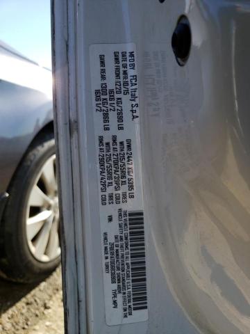 ZFBERFAT0G6B36908 - 2016 RAM PROMASTER თეთრი ფოტო 13